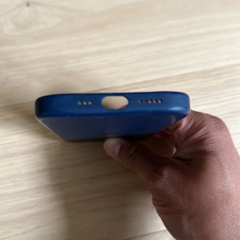 Apple 12 Silicone Case Deep Navy